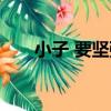 小子 要堅強（關于小子 要堅強簡介）