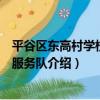 平谷區東高村學校志愿服務隊（關于平谷區東高村學校志愿服務隊介紹）