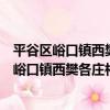平谷區峪口鎮西樊各莊村管城理市志愿服務隊（關于平谷區峪口鎮西樊各莊村管城理市志愿服務隊介紹）