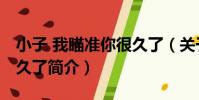 小子 我瞄準你很久了(關于小子 我瞄準你很久了簡介)