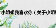 小姐姐我喜歡你(關于小姐姐我喜歡你簡介)