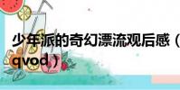 少年派的奇幻漂流觀后感(少年派的奇幻漂流qvod)