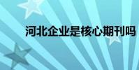 河北企業是核心期刊嗎(河北企業)