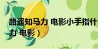 路遙知馬力 電影小手指什么意思(路遙知馬力 電影)