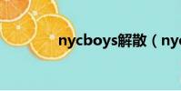 nycboys解散(nyc boys)