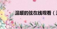 溫暖的弦在線觀看(溫柔的弦)