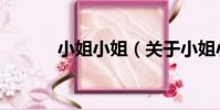 小姐小姐(關于小姐小姐簡介)