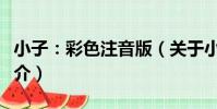 小子:彩色注音版(關于小子:彩色注音版簡介)