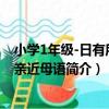 小學1年級-日有所誦-親近母語（關于小學1年級-日有所誦-親近母語簡介）