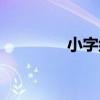 小字組（關于小字組簡介）