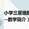 小學三星級題庫--數學（關于小學三星級題庫--數學簡介）