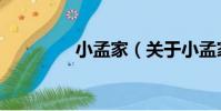 小孟家(關于小孟家簡介)