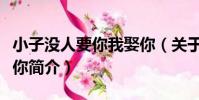 小子沒人要你我娶你(關于小子沒人要你我娶你簡介)