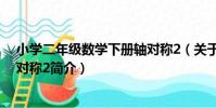 小學二年級數學下冊軸對稱2(關于小學二年級數學下冊軸對稱2簡介)