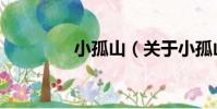 小孤山(關于小孤山簡介)