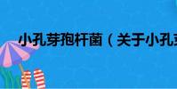 小孔芽孢桿菌(關于小孔芽孢桿菌簡介)