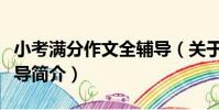 小考滿分作文全輔導(關于小考滿分作文全輔導簡介)