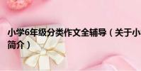 小學6年級分類作文全輔導(關于小學6年級分類作文全輔導簡介)