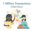 DreamSave超過100萬個事務