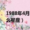 1988年4月12日是什么星座（4月12日是什么星座）