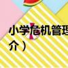 小學危機管理實務（關于小學危機管理實務簡介）
