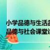 小學品德與生活品德與社會課堂診斷（關于小學品德與生活品德與社會課堂診斷簡介）