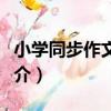小學同步作文指導（關于小學同步作文指導簡介）