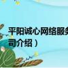 平陽誠心網絡服務有限公司（關于平陽誠心網絡服務有限公司介紹）