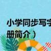 小學同步寫字練習冊（關于小學同步寫字練習冊簡介）