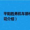 平陽勝勇機車部件有限公司（關于平陽勝勇機車部件有限公司介紹）