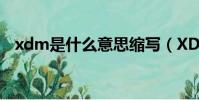 xdm是什么意思縮寫(XDM是什么意思)
