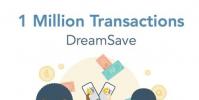 DreamSave超過100萬個事務