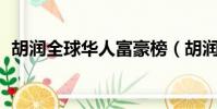 胡潤全球華人富豪榜(胡潤40歲以下富豪)