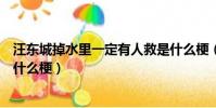 汪東城掉水里一定有人救是什么梗(汪東城掉水里有人救是什么梗)