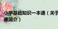 小學基礎知識一本通(關于小學基礎知識一本通簡介)