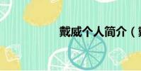 戴威個人簡介(戴威)