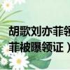 胡歌劉亦菲領證奉子成婚是真的嗎（胡歌劉亦菲被曝領證）