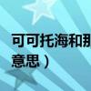 可可托海和那拉提是什么意思（那拉提是什么意思）