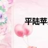 平陸蘋果（關于平陸蘋果介紹）