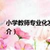 小學教師專業化發展導論（關于小學教師專業化發展導論簡介）