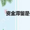 資金滯留是什么意思（滯留是什么意思）