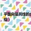 平面向量共線的坐標表示（關于平面向量共線的坐標表示介紹）