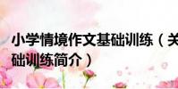 小學情境作文基礎訓練(關于小學情境作文基礎訓練簡介)