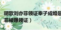 胡歌劉亦菲領證奉子成婚是真的嗎(胡歌劉亦菲被曝領證)