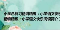 小學總復習精講精練:小學語文快樂閱讀(關于小學總復習精講精練:小學語文快樂閱讀簡介)