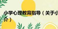 小學心理教育指導(關于小學心理教育指導簡介)