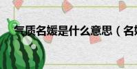 氣質名媛是什么意思(名媛是什么意思)