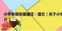 小學年級銜接捷徑:語文(關于小學年級銜接捷徑:語文簡介)