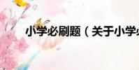 小學必刷題(關于小學必刷題簡介)