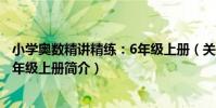小學奧數精講精練:6年級上冊(關于小學奧數精講精練:6年級上冊簡介)